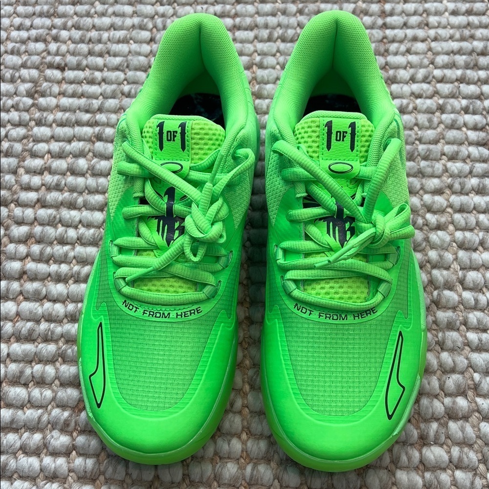 Puma Neon Green Melo Sneakers!! - Picture 2 of 8